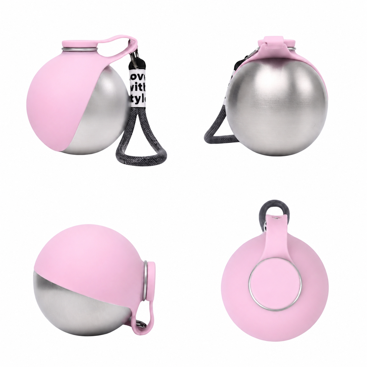 Pupcup™ Leak-Proof Portable Dog Water Bottle with Silicone Bowl