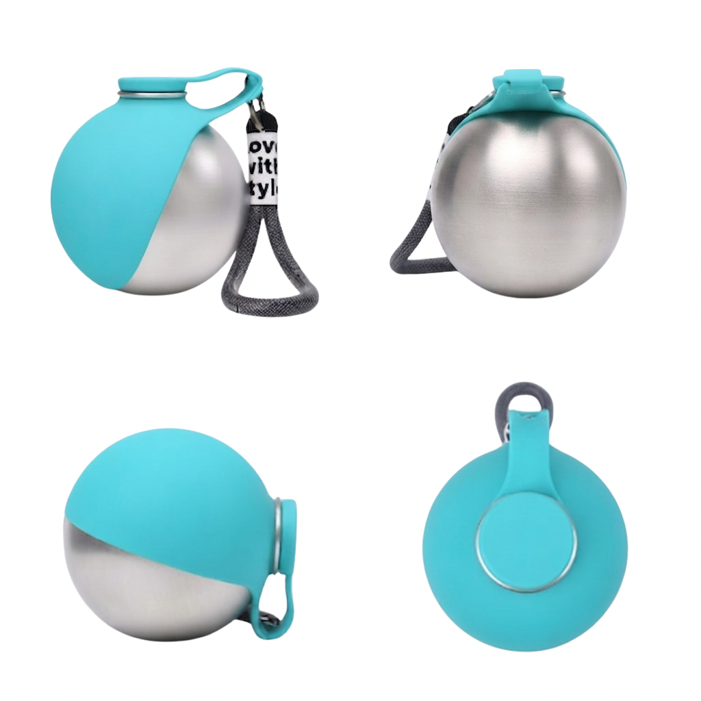 Pupcup™ Leak-Proof Portable Dog Water Bottle with Silicone Bowl